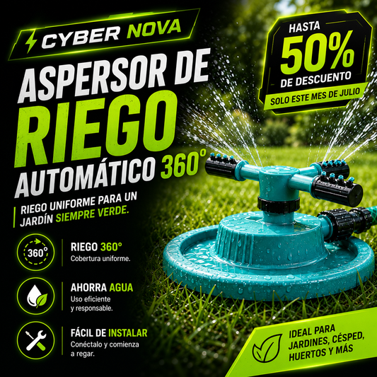 Aspersor de Riego Automático
