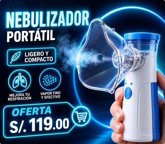Nebulizador Portátil, Respira Sin Límites 💨
