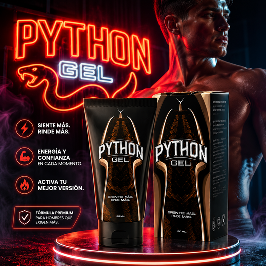 Python Gel™: Energía que se nota. ⚡